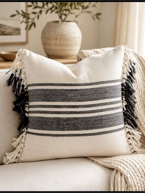 Modern farmhouse pillow cover